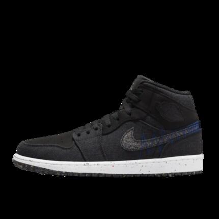 Buty do chodzenia dla dorosłych Air Jordan 1 Mid SE Crater Black