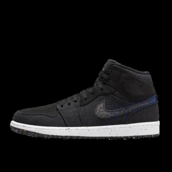 Buty do chodzenia dla dorosłych Air Jordan 1 Mid SE Crater Black