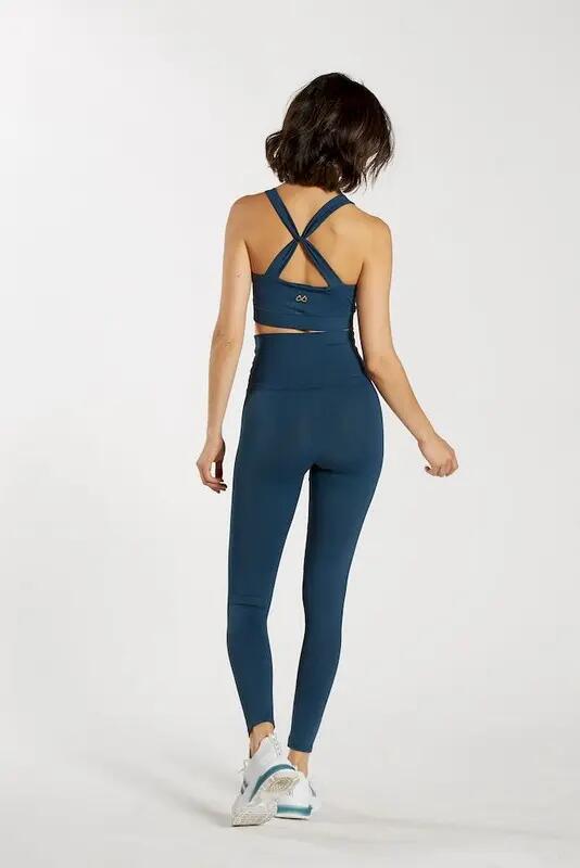 Top Fitness Mulher Ditchil Sport Elegant Azul Petróleo 3/7