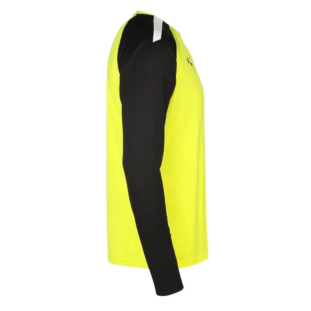 Jersey de Portero TeamPACER de Manga Larga para Hombre Negro, Amarillo 4/4