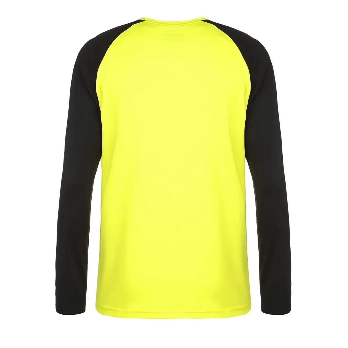 Jersey de Portero TeamPACER de Manga Larga para Hombre Negro, Amarillo 2/4