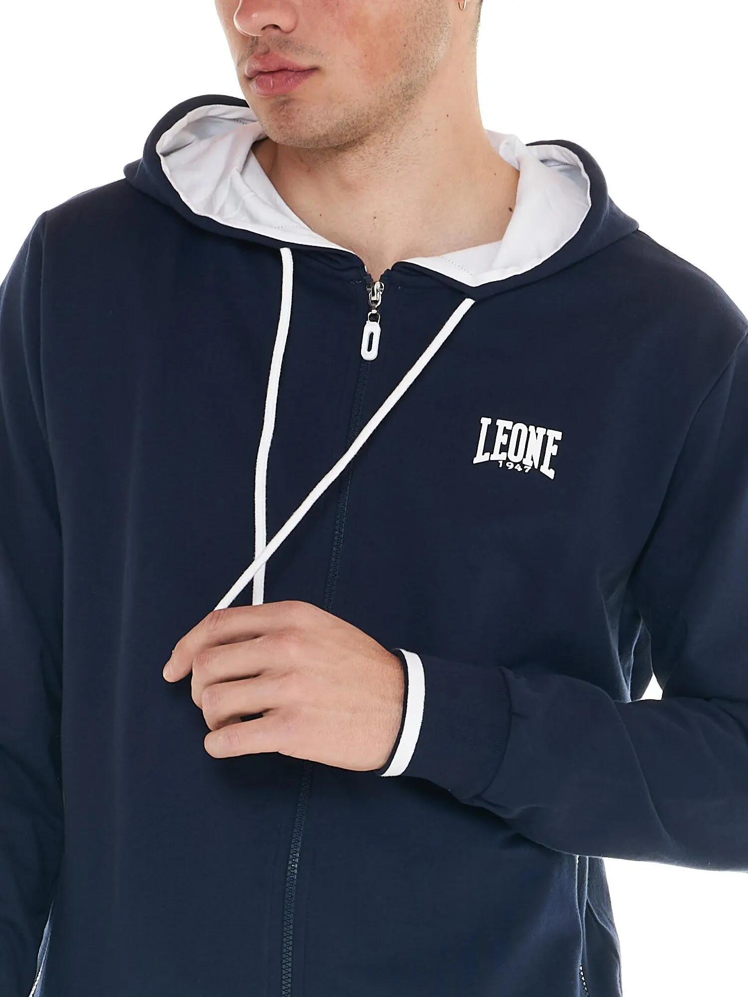 Sportlicher Fluo Herren-Trainingsanzug mit Kapuze 5/6