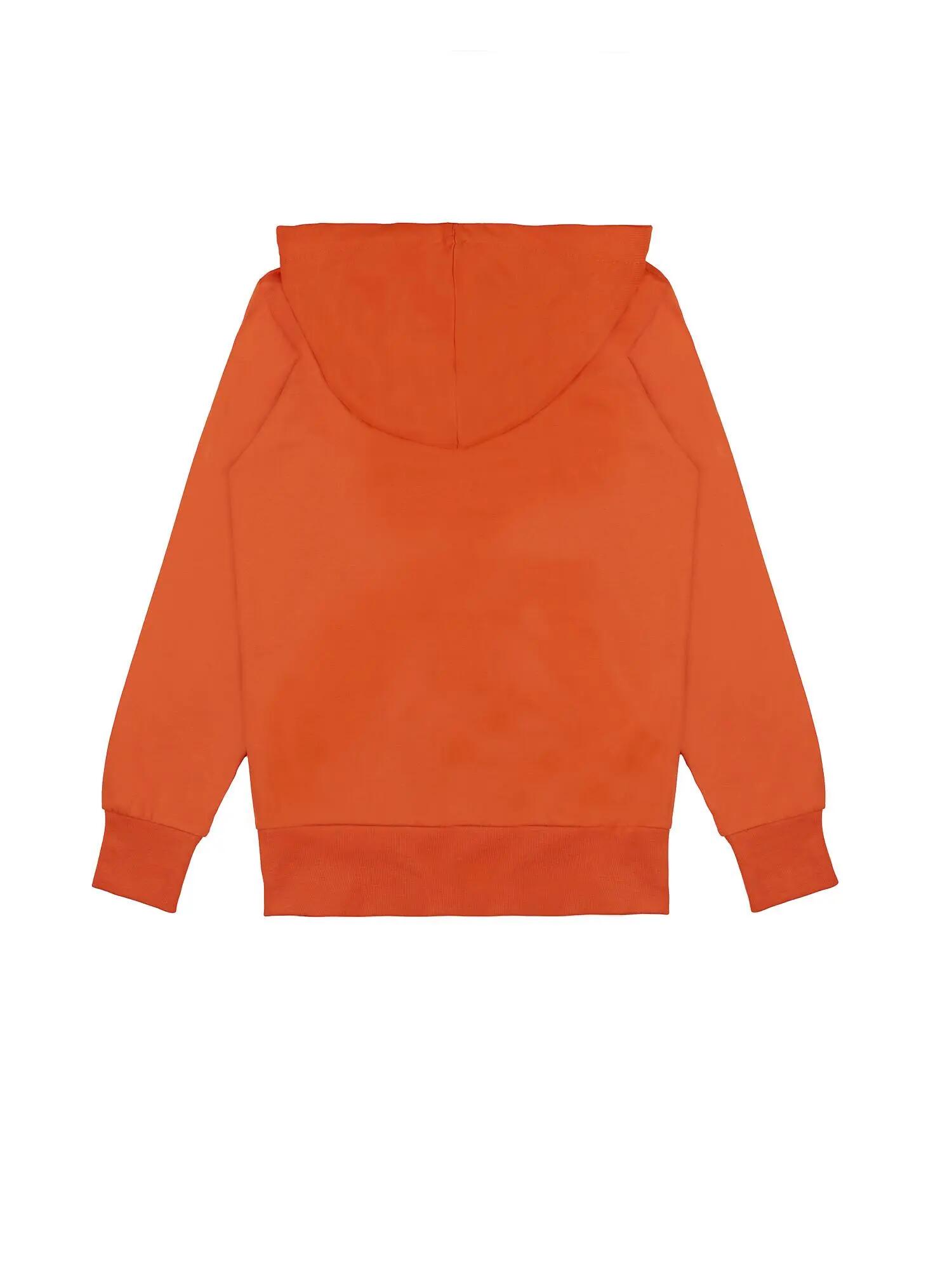 Leone New Basic kindersweatshirts met rits van ongeborsteld katoen 6/7