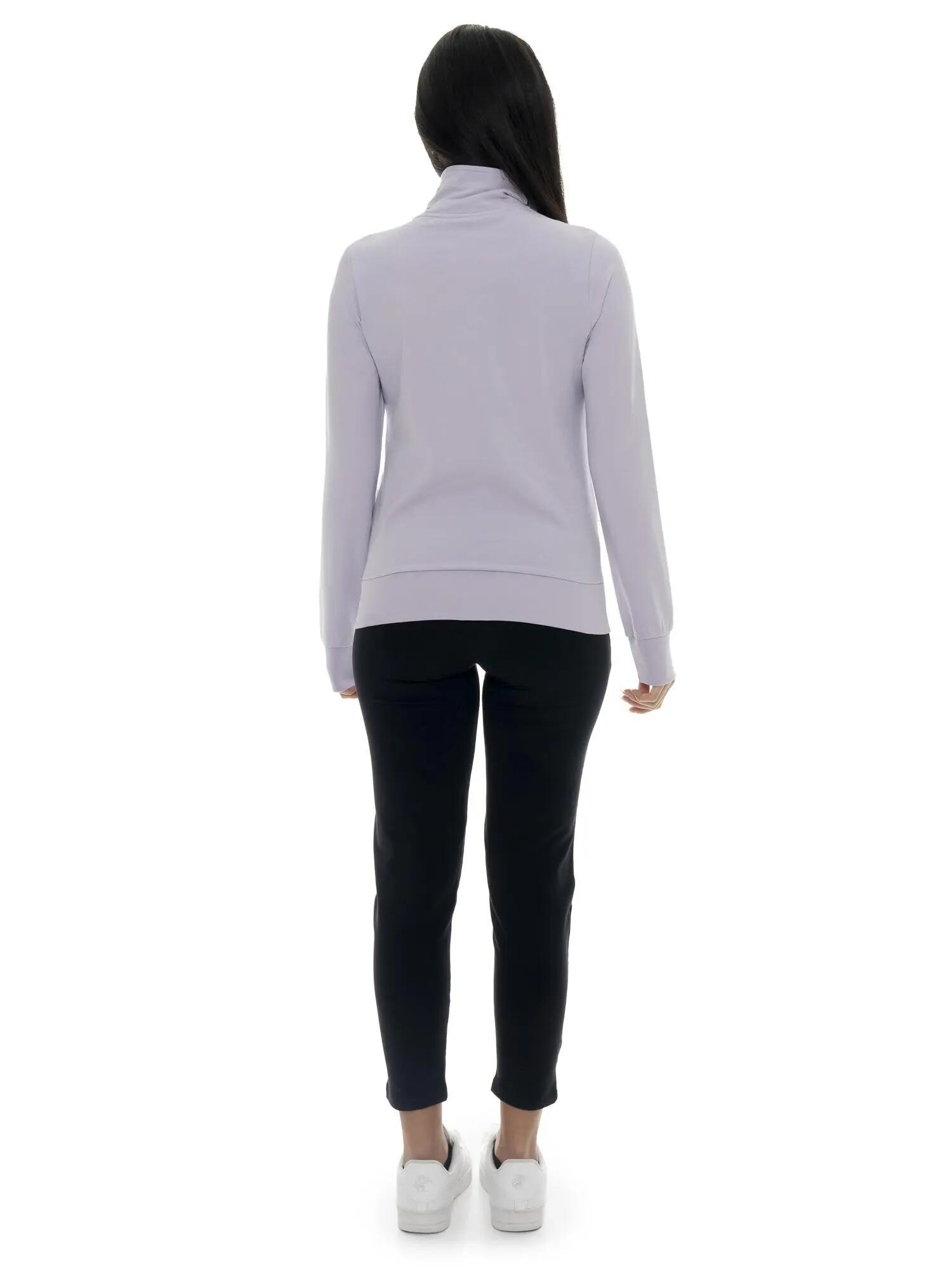 Chándal de algodón con cuello y cremallera para mujer Leone Summer Bright 4/7