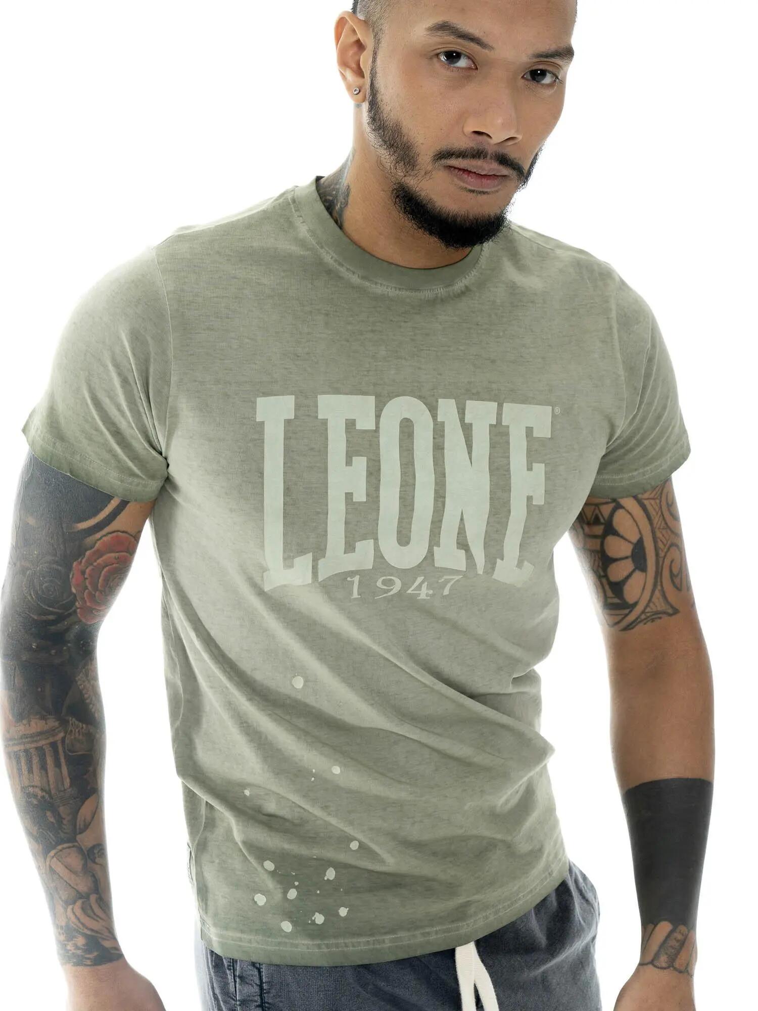 Camiseta masculina Leone Old Wash em algodão lavado 5/5