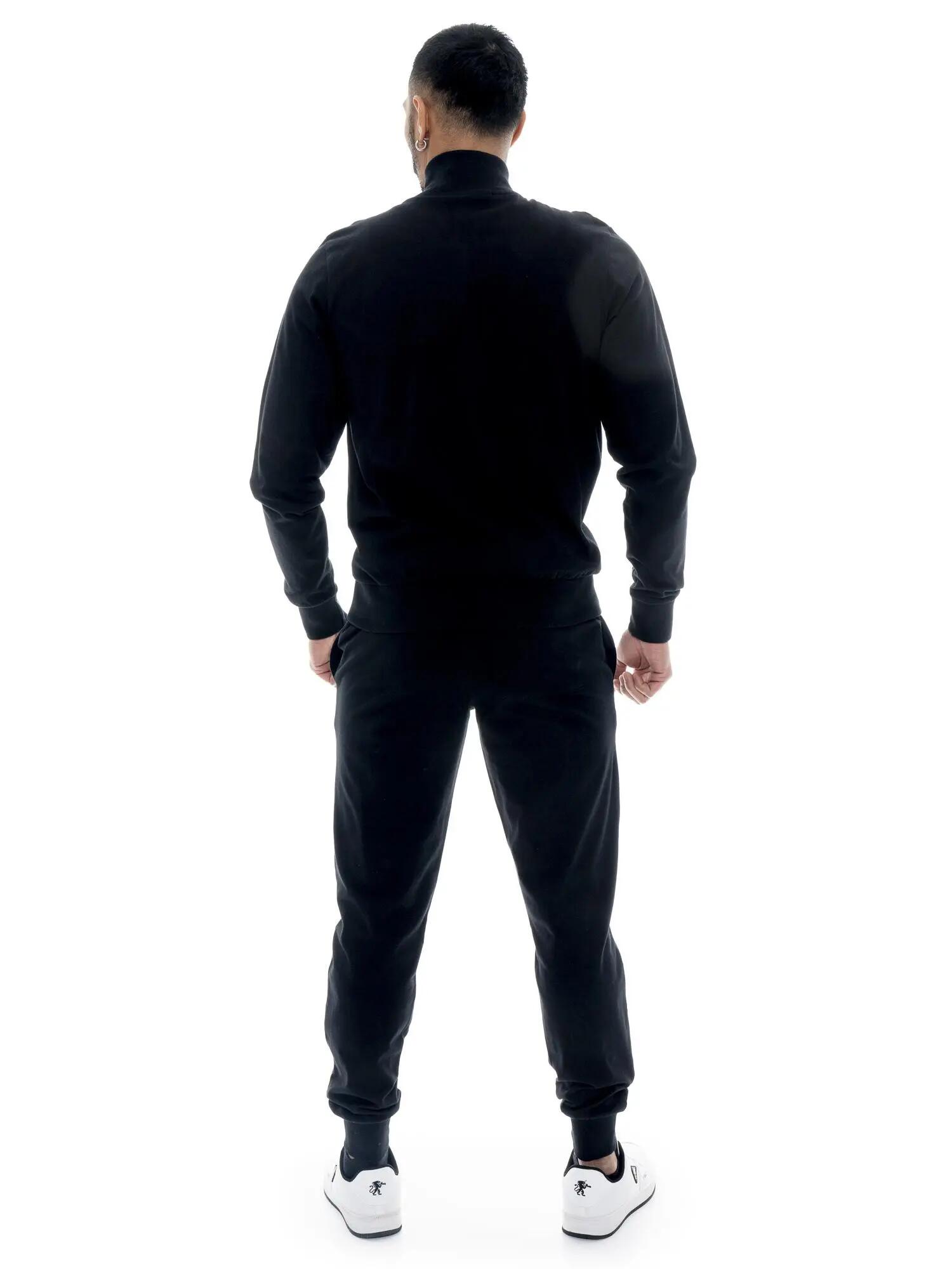 Fato de treino masculino Leone 1947 Apparel, algodão não escovado, fecho 4/5