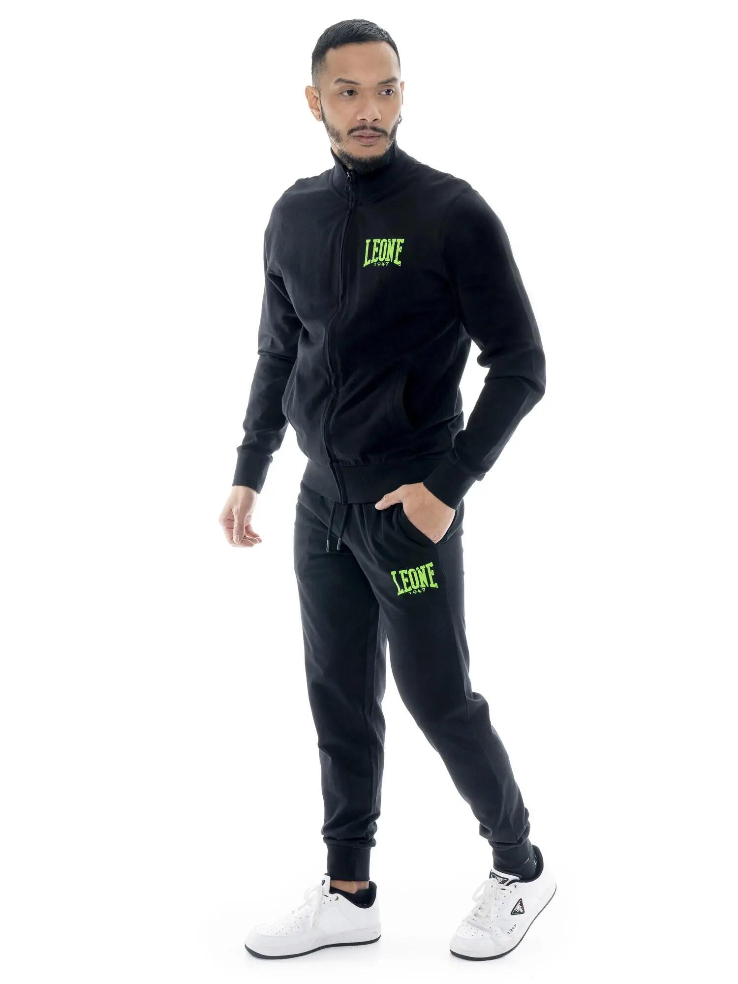 Fato de treino masculino Leone 1947 Apparel, algodão não escovado, fecho 2/5