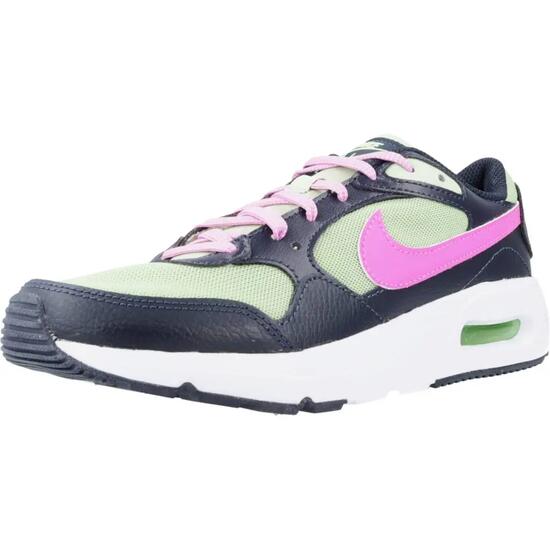 Baskets Nike Modèle Air Max Sc Couleur Vert