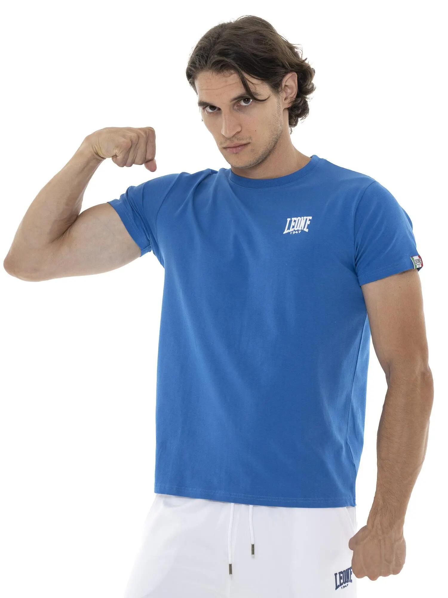 T-shirt in cotone da uomo a maniche corte Leone Basic 5/7
