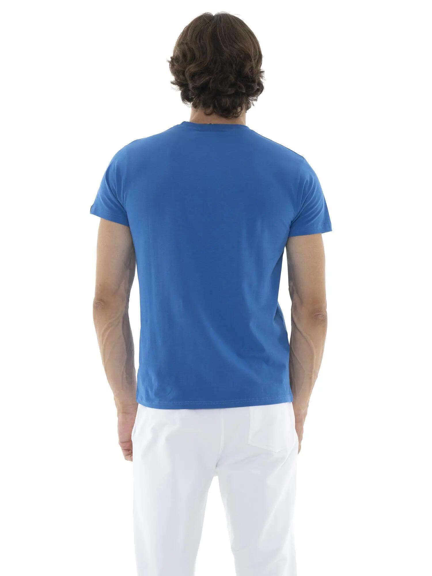T-shirt in cotone da uomo a maniche corte Leone Basic 4/7