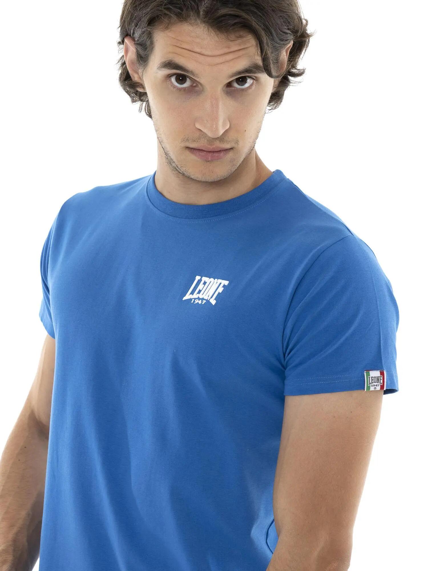 T-shirt in cotone da uomo a maniche corte Leone Basic 3/7
