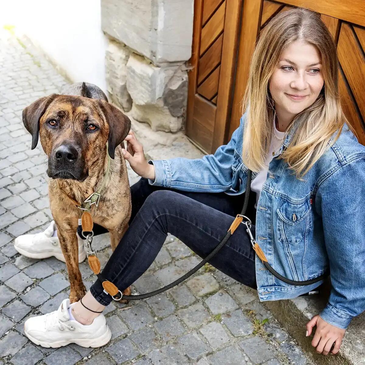 Guinzaglio Emma per Cani – Guinzaglio Regolabile Leggero ed Elegante 5/6
