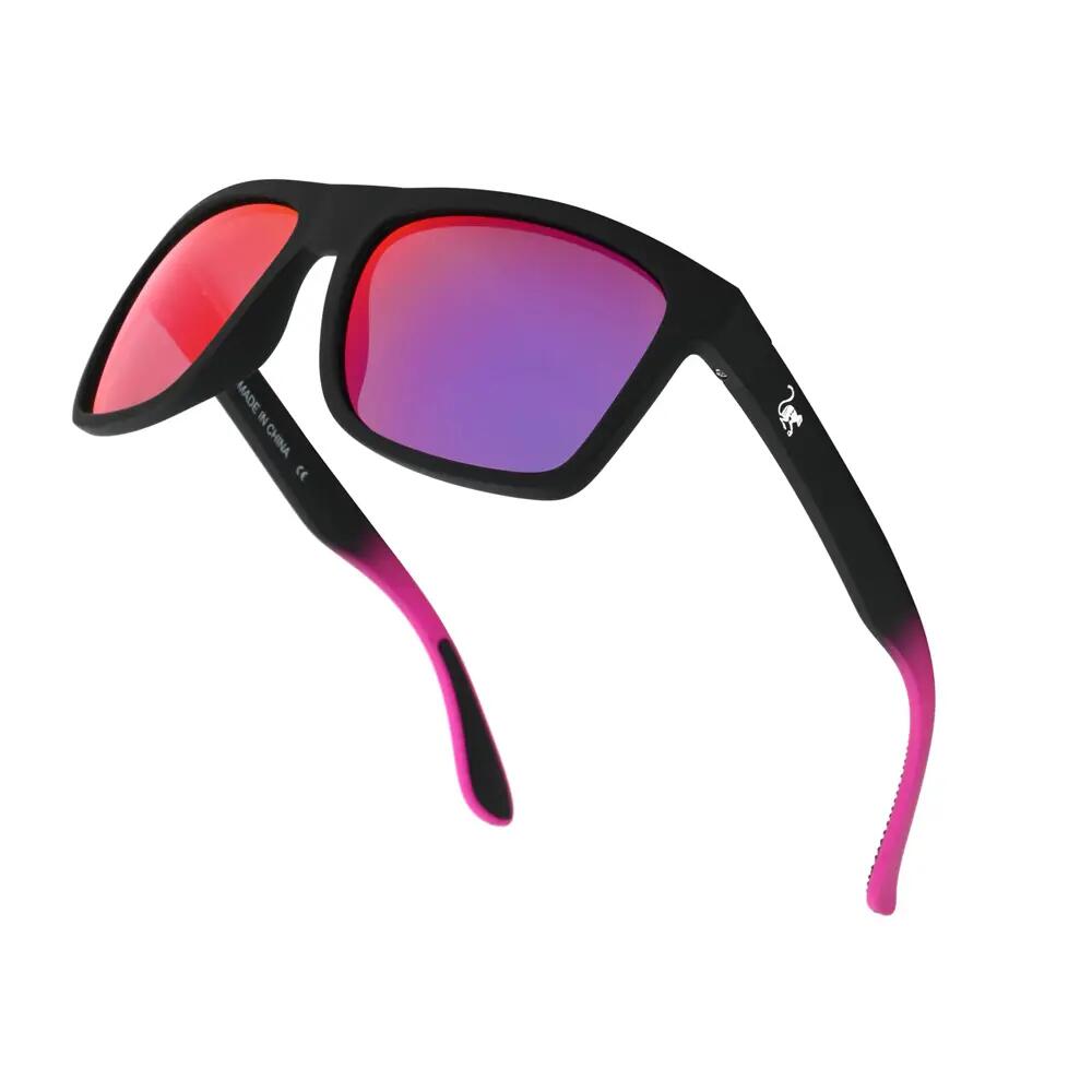 Gafas de sol Unisex - Flotantes / Polarizadas / UV400 / TPX (Negro/Rosa) 4/6