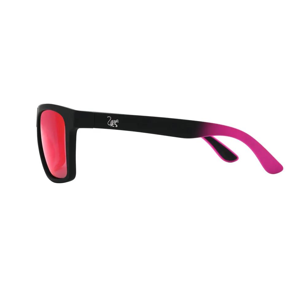 Gafas de sol Unisex - Flotantes / Polarizadas / UV400 / TPX (Negro/Rosa) 3/6