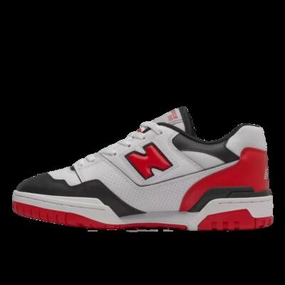 Scarpe 550 White Red Black