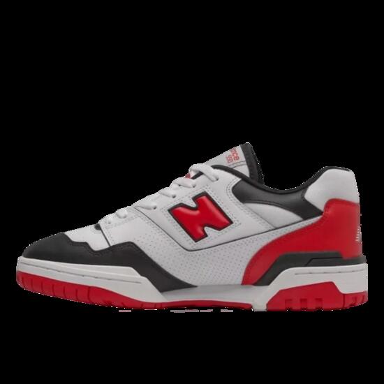 Scarpe 550 White Red Black