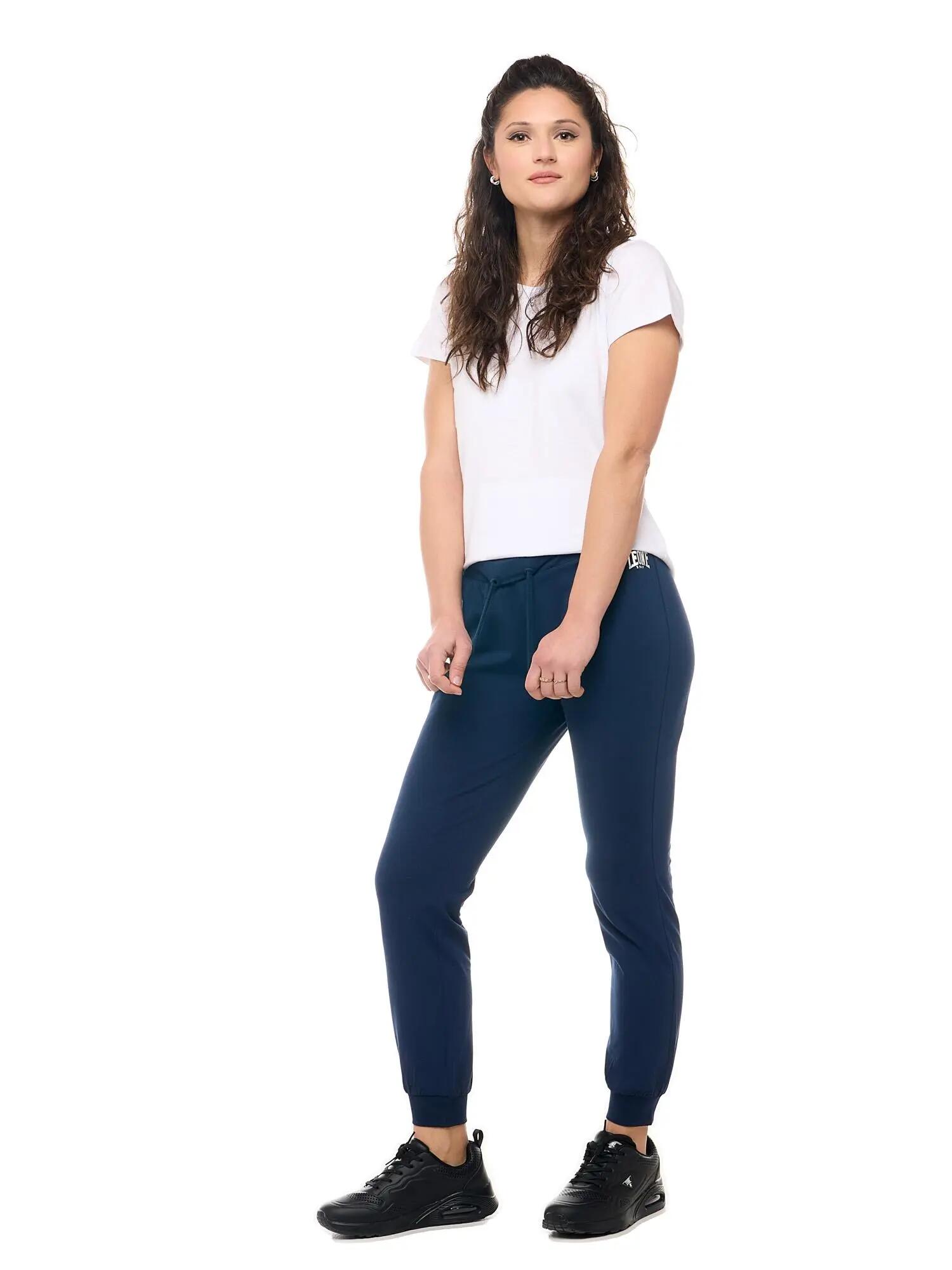Pantalon de sport Leone Basic avec revers 7/8