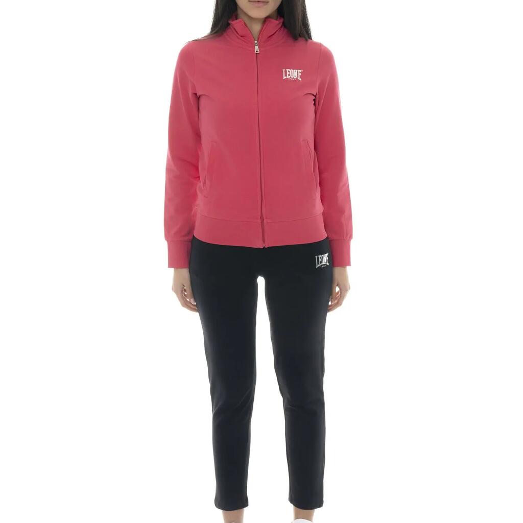 Leone Summer Bright Women's Zip-Up Collared Cotton Tracksuit