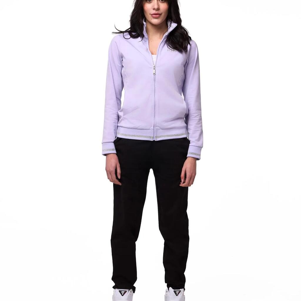 Leone Bright Women's Tracksuit with Zip-Up Collar and Joggers