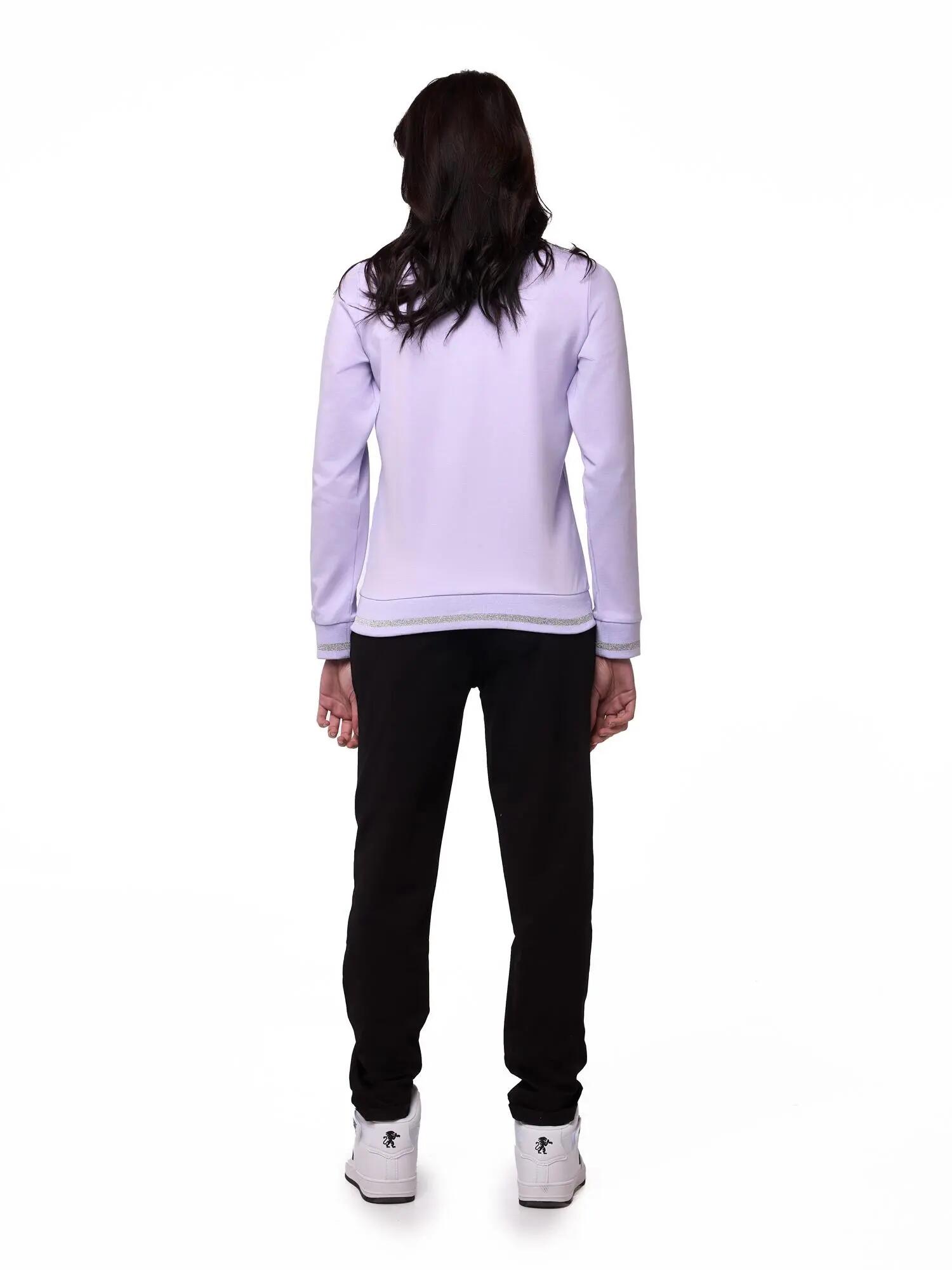 Leone Bright dames trainingspak met ritssluiting bij de kraag en joggingbroek 4/8