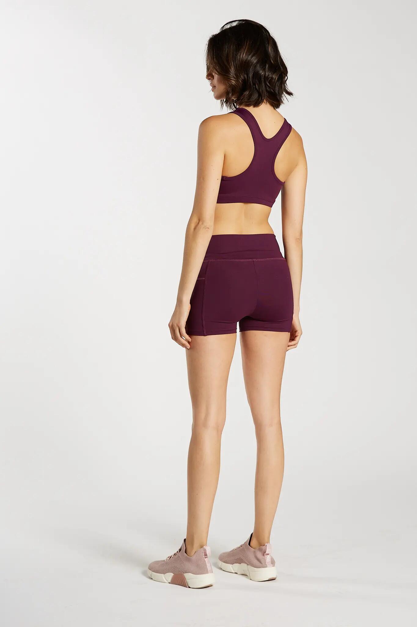 Calções Fitness Mulher Ditchil Active Roxo 2/7