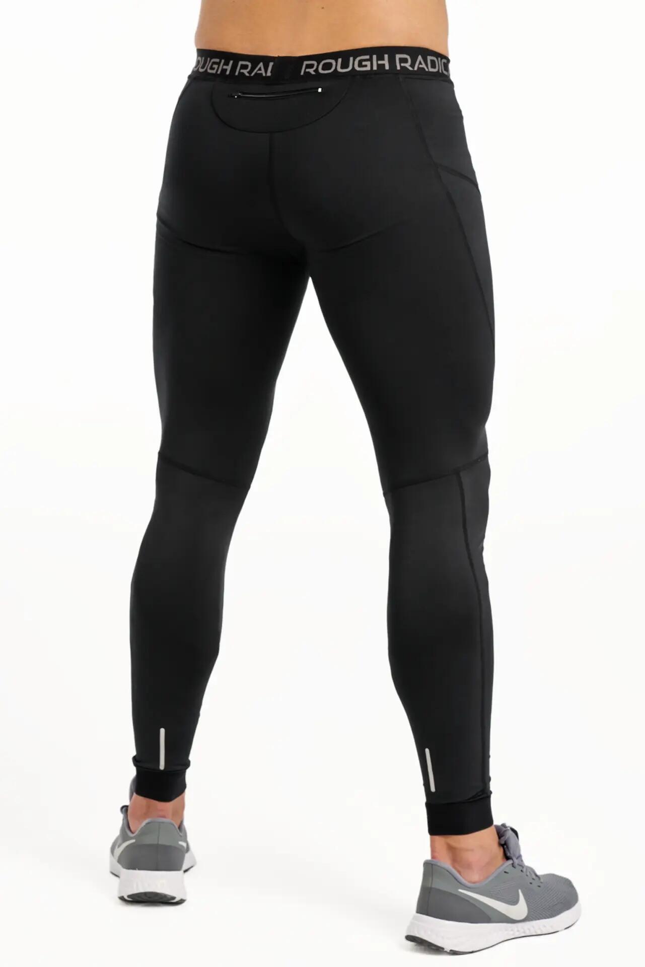 Męskie getry do biegania szybkoschnące Rough Radical Tight Long 2/3