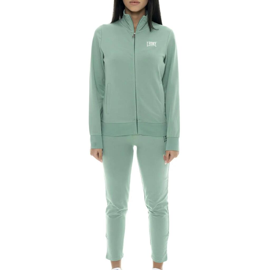 Leone Summer Bright Women's Zip-Up Collared Cotton Tracksuit