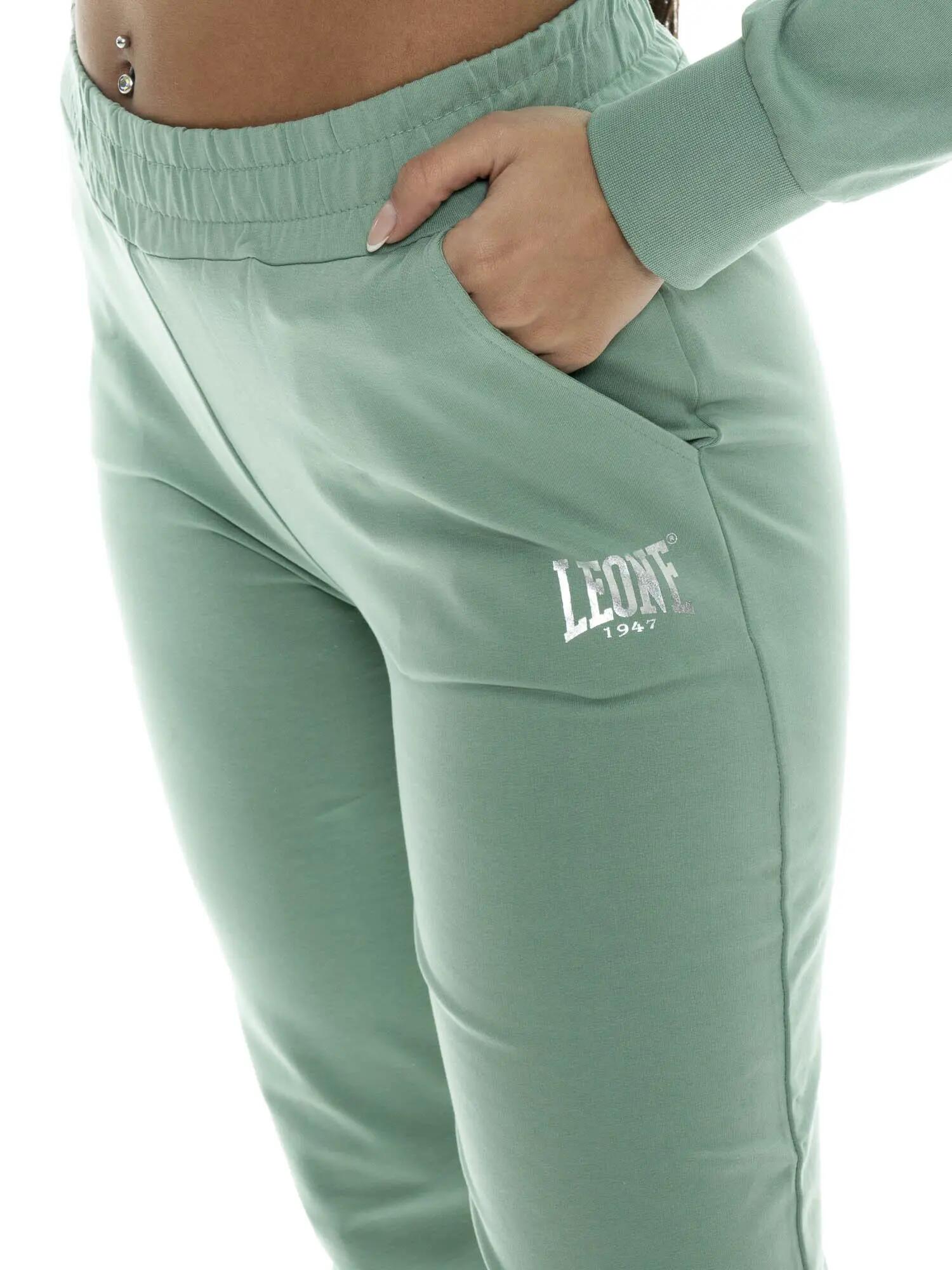 Conjunto de moletom feminino Leone Summer Bright com zíper e gola em algodão. 3/7