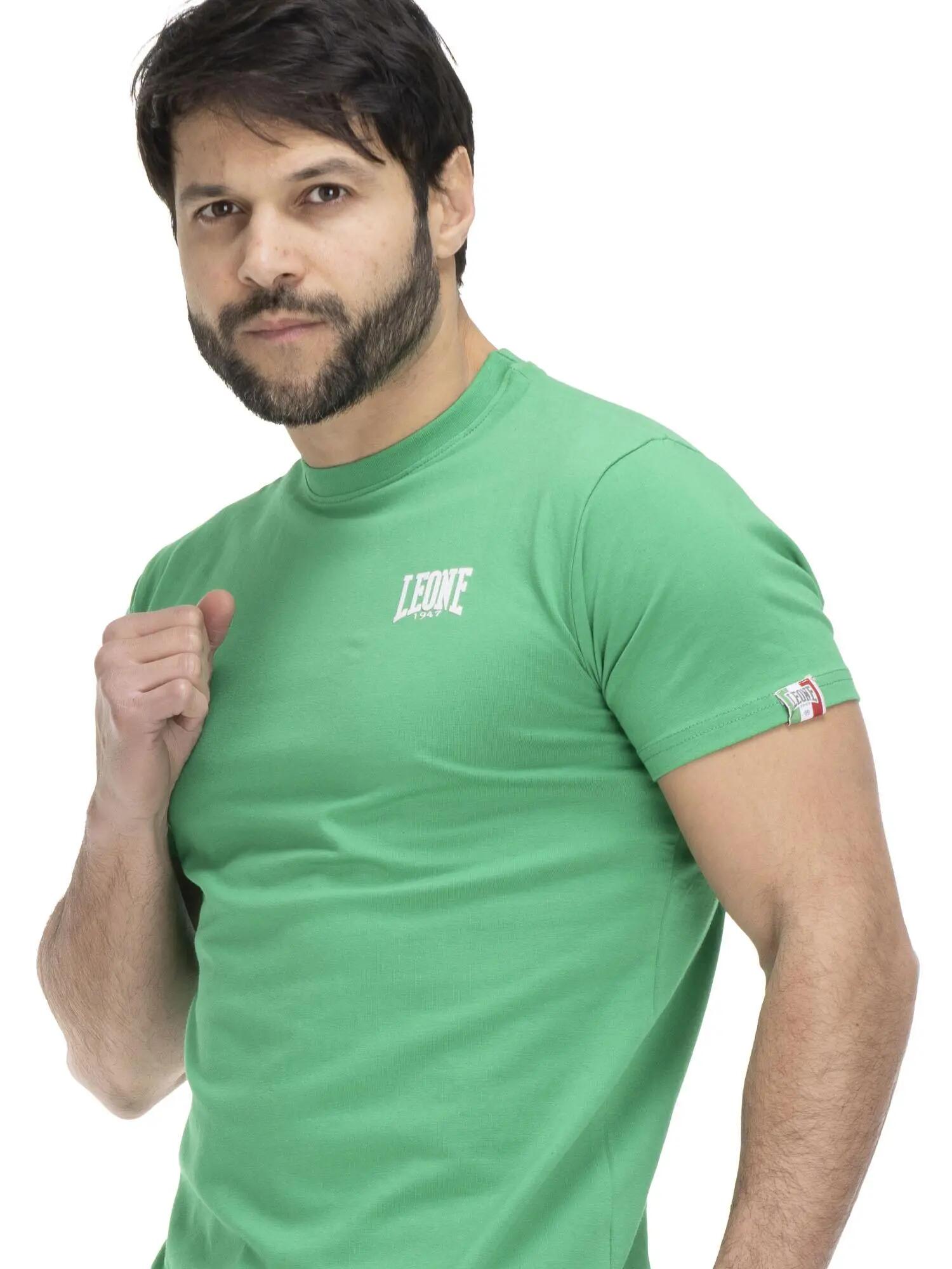 Leone Basic Herren-Kurzarm-T-Shirt aus Baumwolle 5/7