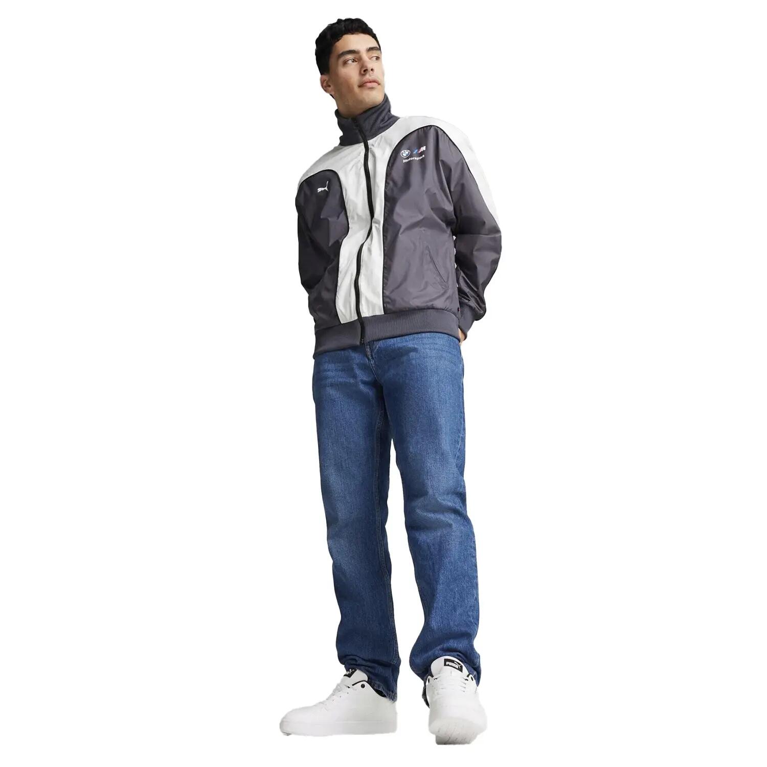 Giacca Impermeabile BMW Uomo Puma MMS Archive Grigio 4/4