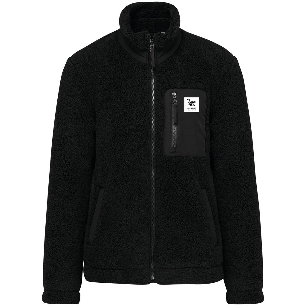 Sherpa Fleece Jacket - Classic Fit / Recycled (Black)