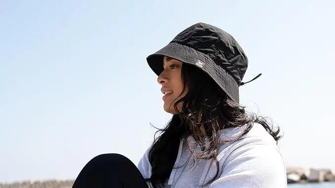 Bob - Chapeau de pêcheur - Homme/Femme sans fil (Noir) 4/7
