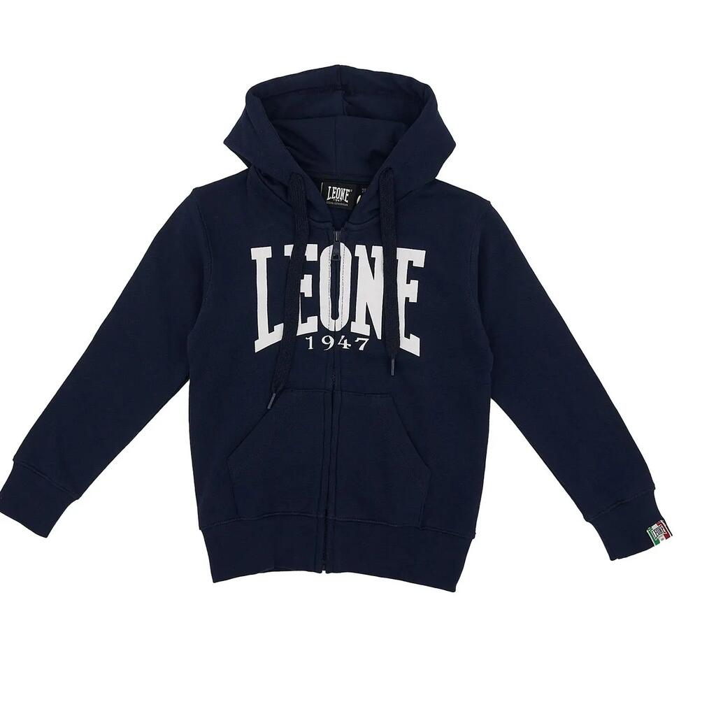 Children's hooded sweatshirts with full zip and Basic logo