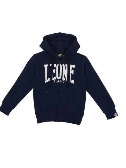 Sweat à capuche Leone 1947 Apparel Basic zip intégral