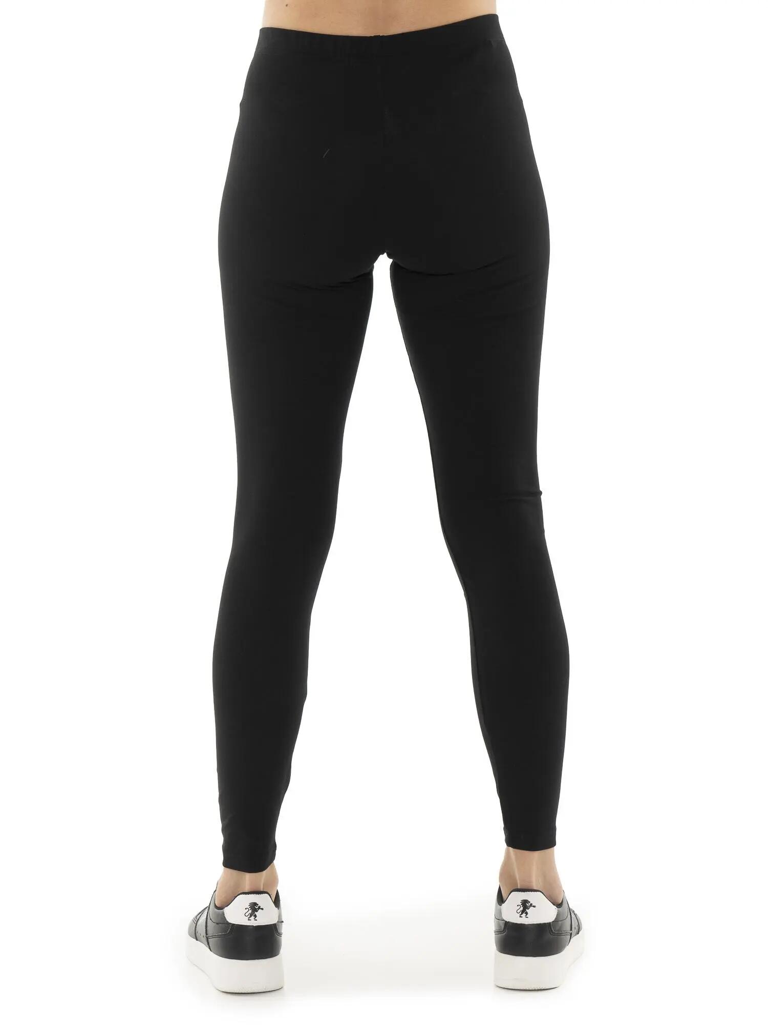 Legging femme Leone Basic en coton stretch 4/5