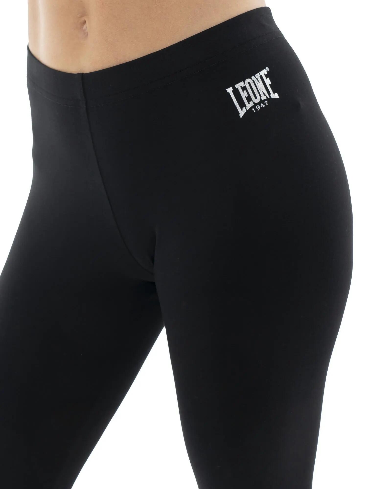 Legging femme Leone Basic en coton stretch 3/5