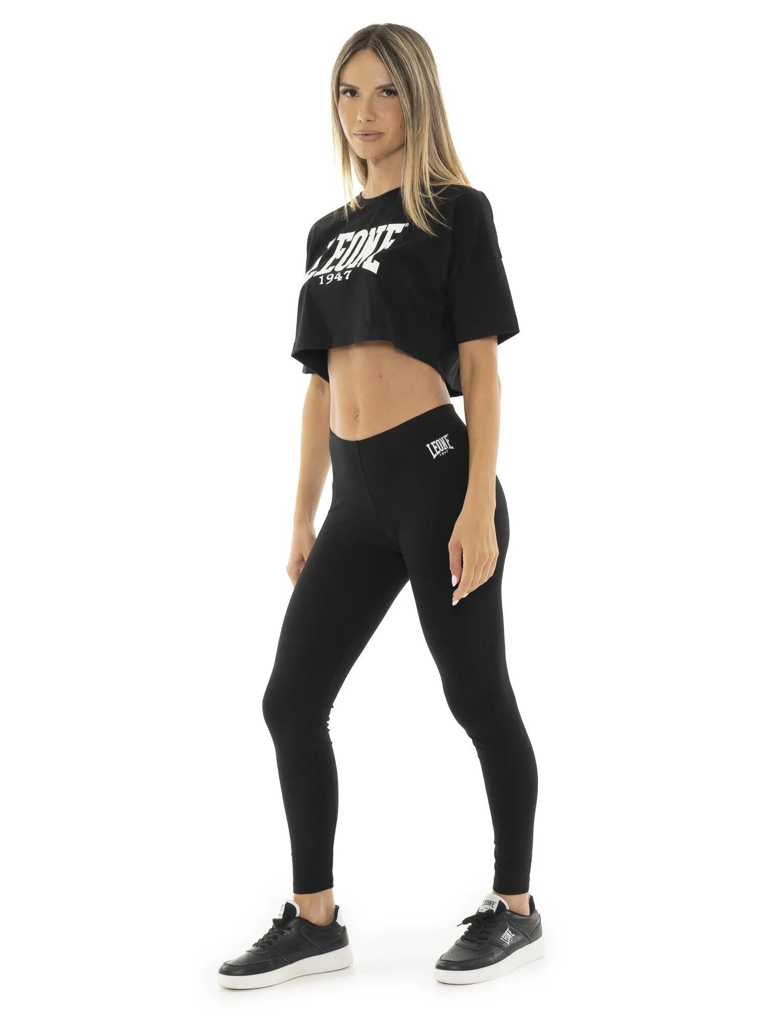 Legging femme Leone Basic en coton stretch 2/5