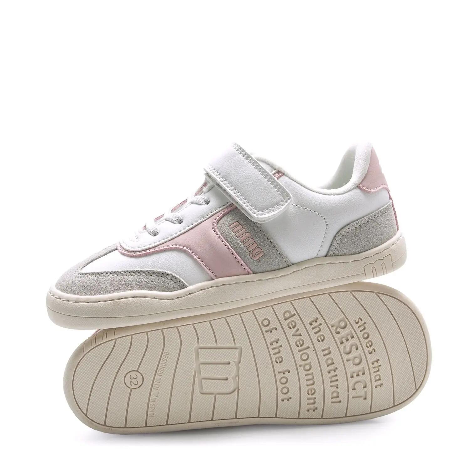 Zapatillas caminar Niños barefoot MTNG KIDS Free Blanco 4/7