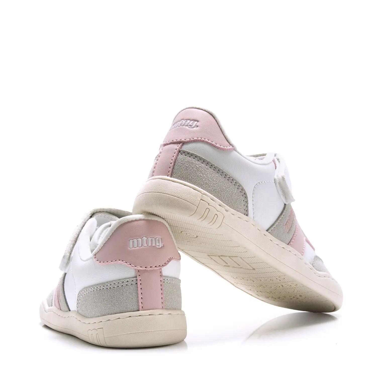 Zapatillas caminar Niños barefoot MTNG KIDS Free Blanco 3/7