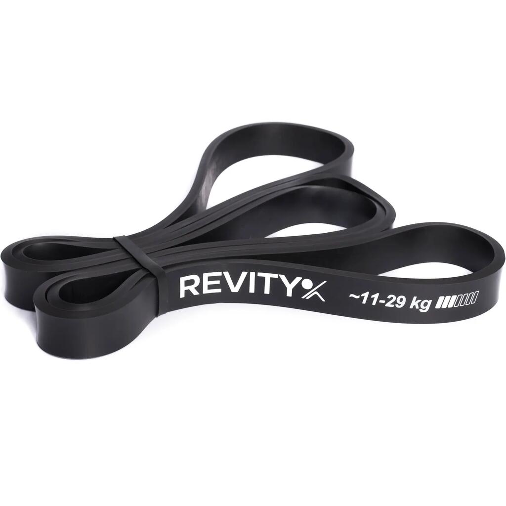 Fitness Training Resistance Band elastic 11-29 kg, Power Band, Black