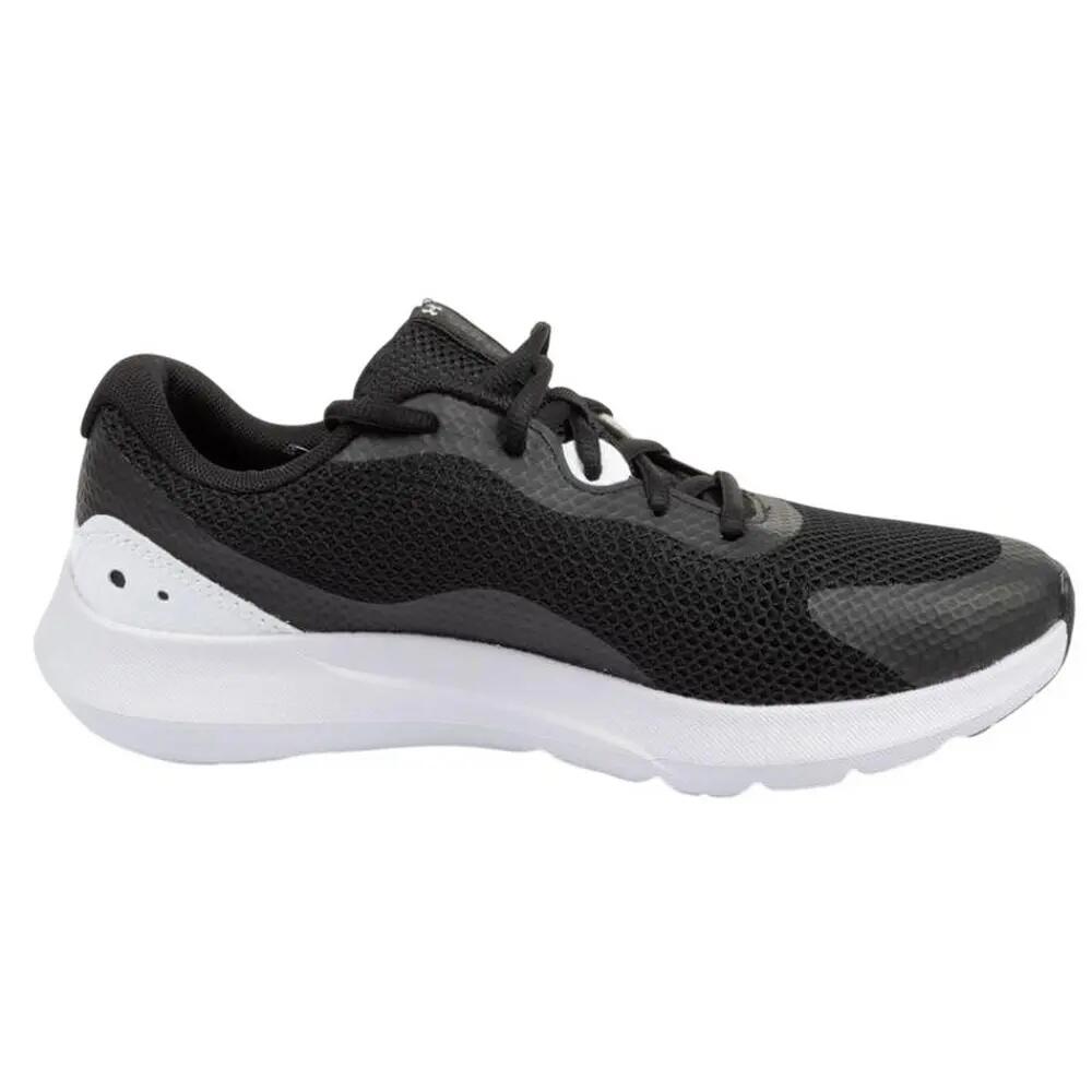 Dames Logo Trainers (Zwart, Wit) 4/5