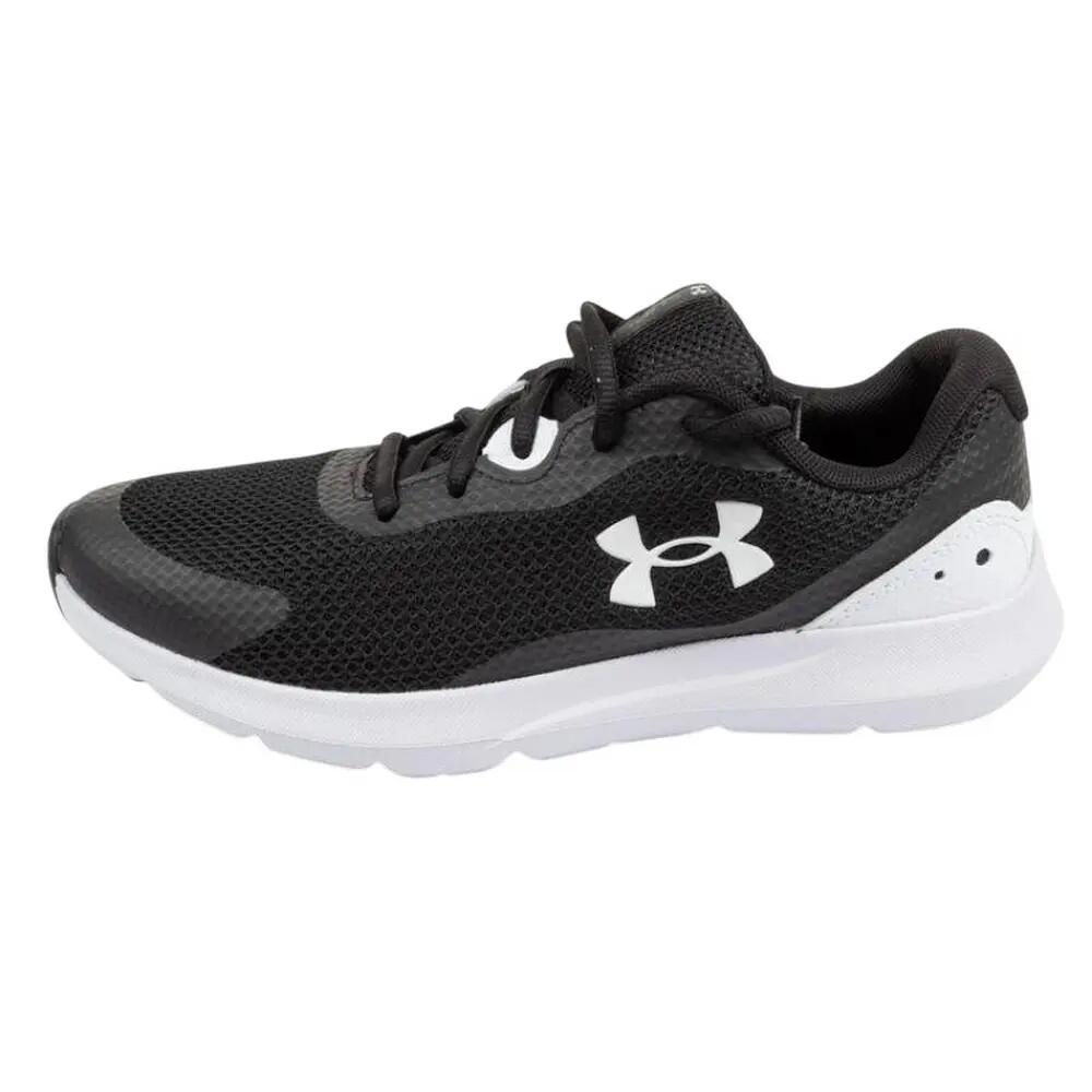 Dames Logo Trainers (Zwart, Wit) 3/5