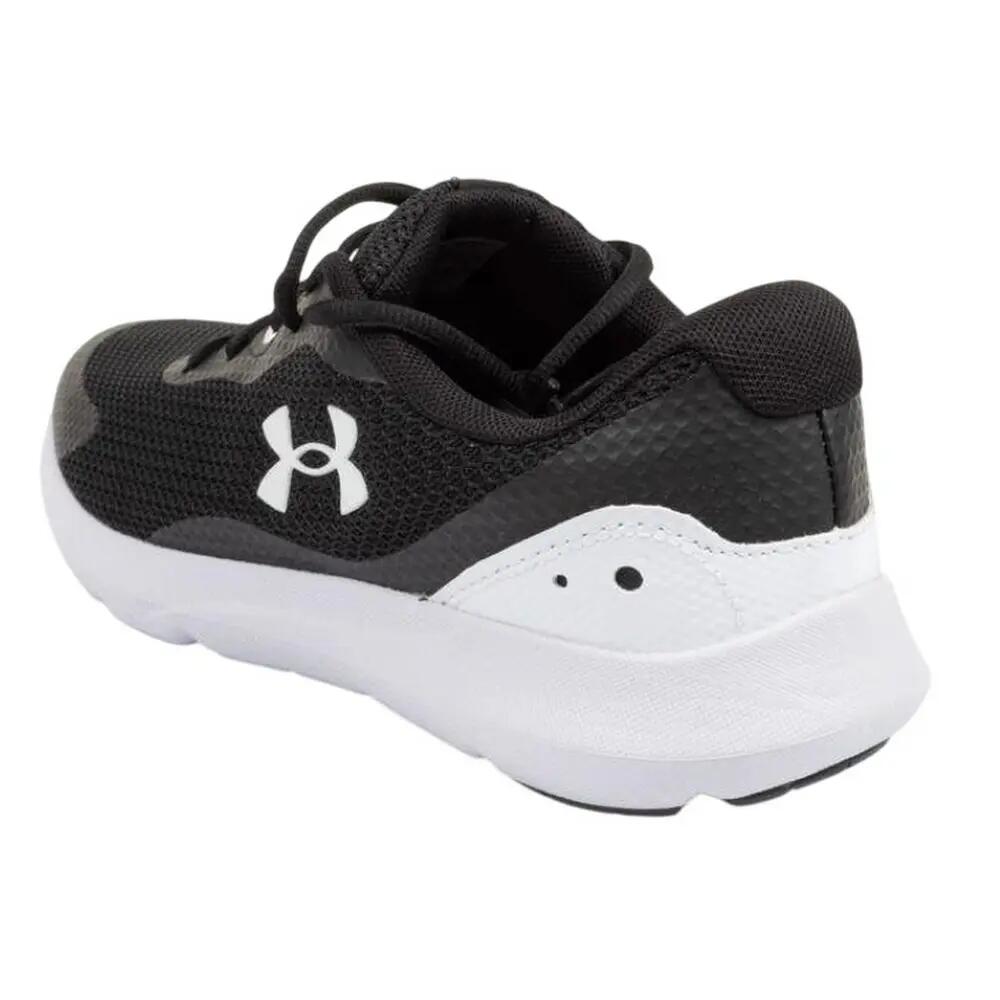 Dames Logo Trainers (Zwart, Wit) 2/5