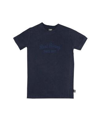 Real boxing kinder t-shirt met korte mouwen en oude kleurstof