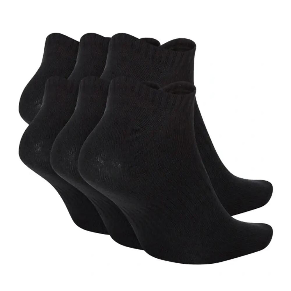Meias leves de uso diário para homem (pack de 6) (Preto) 2/2