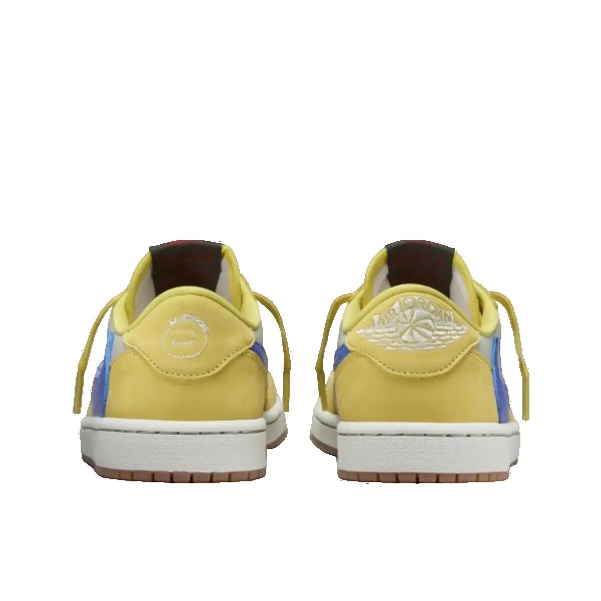 Buty do chodzenia dla dorosłych Air Jordan 1 Retro Low OG SP Travis Scott Canary 4/6