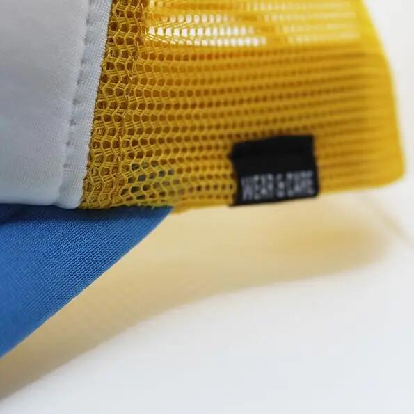 Trucker Cap Mesh - Gepolstert / Erwachsener / Einheitsgröße (Blau/Gelb) 6/6