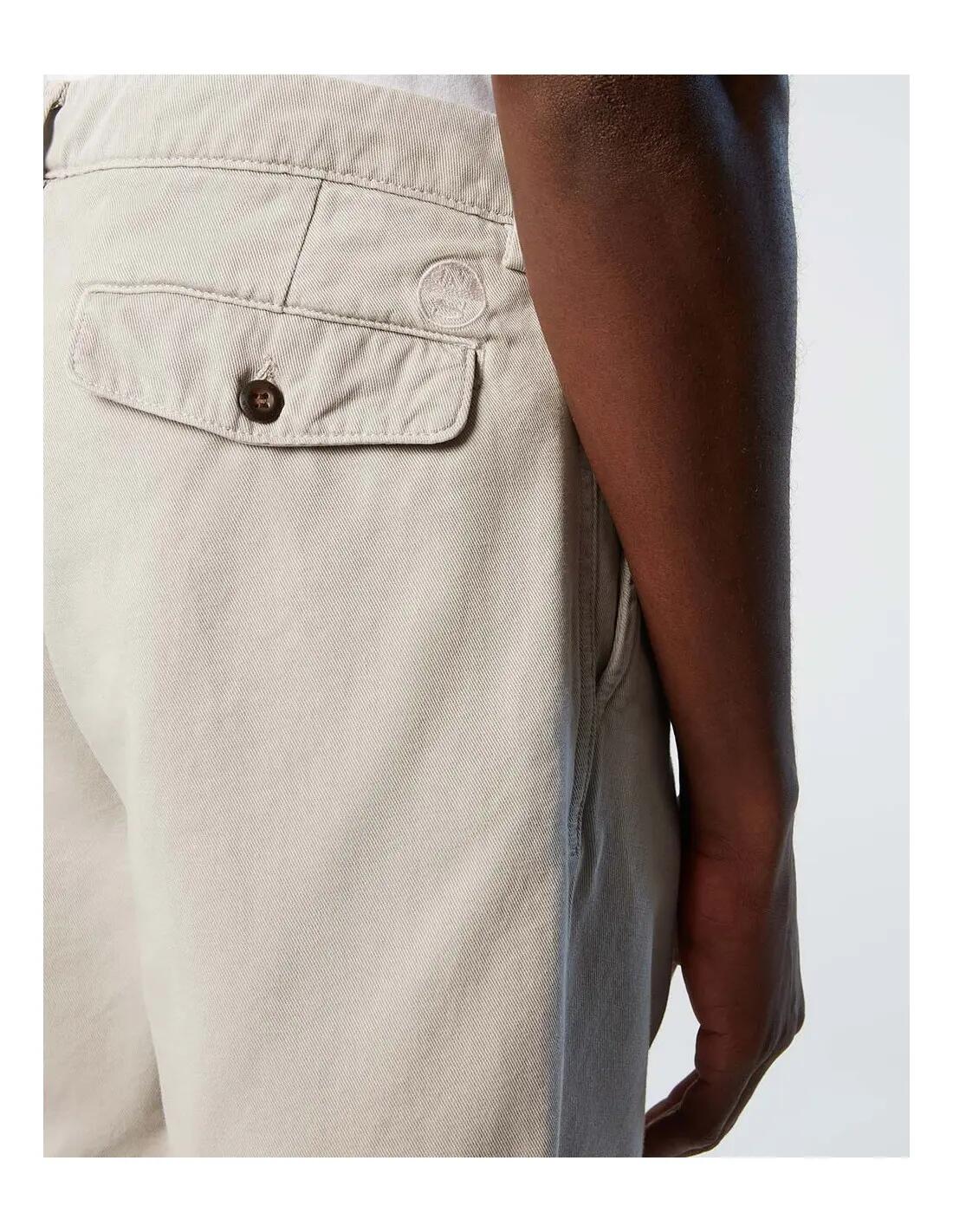 NORTH SAILS Newport /S - Short chino coupe classique à plis - Pantalon Corto 5/6