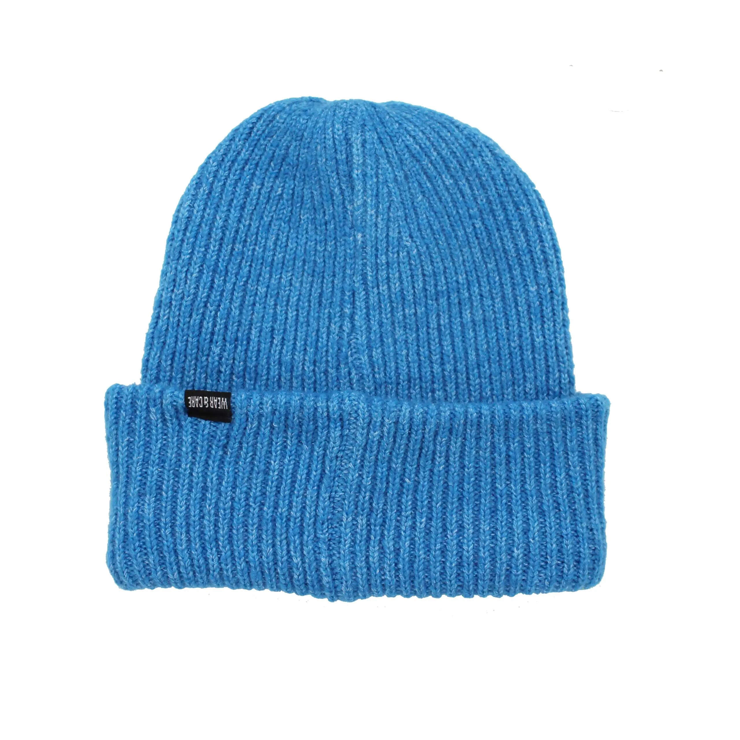 Chapéu de Inverno fluorescente - Homem / Mulher - Tamanho único (Azul) 2/4