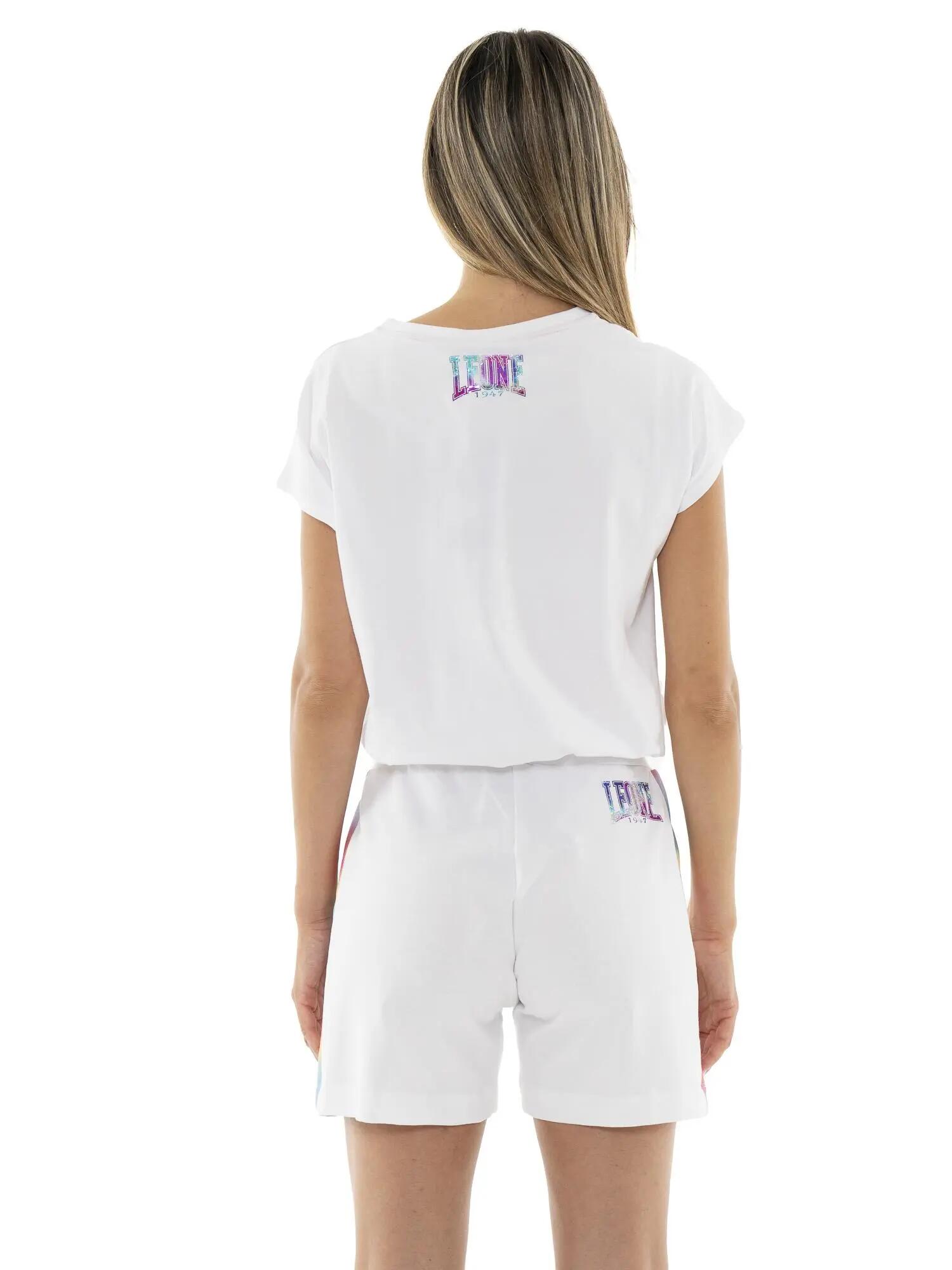 T-shirt da donna con inserto a rete Leone Summer Bright 4/5